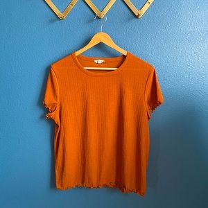 Rust Lettuce Sleeved Shirt | Madewell